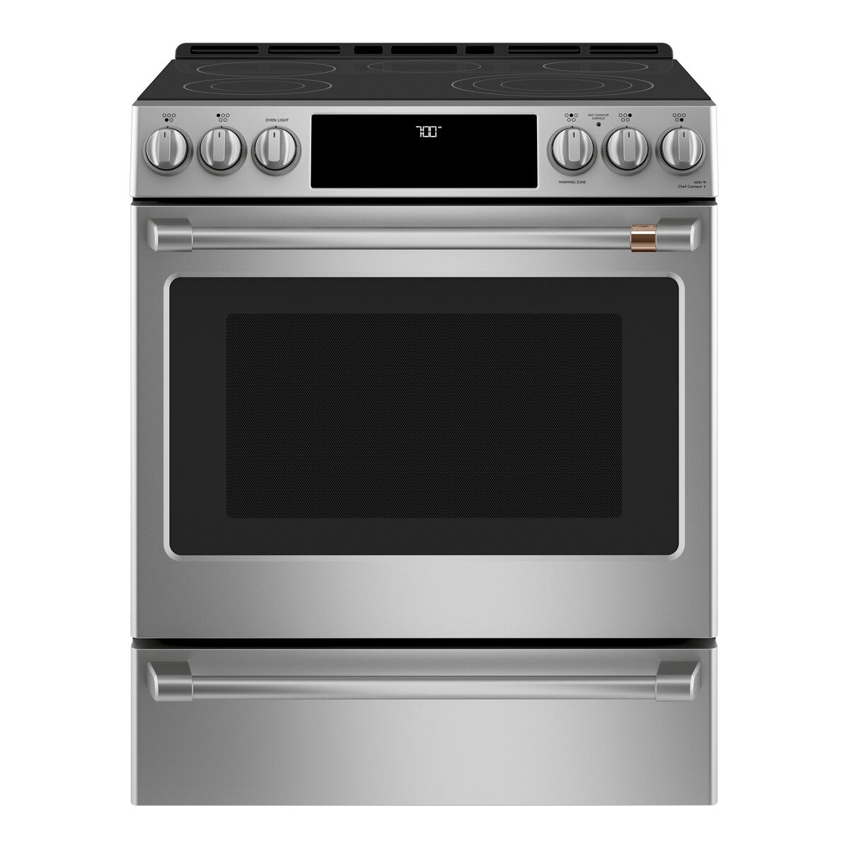 CAFÉ™ 30" Smart Slide-In, Front-Control, Radiant and Convection Range