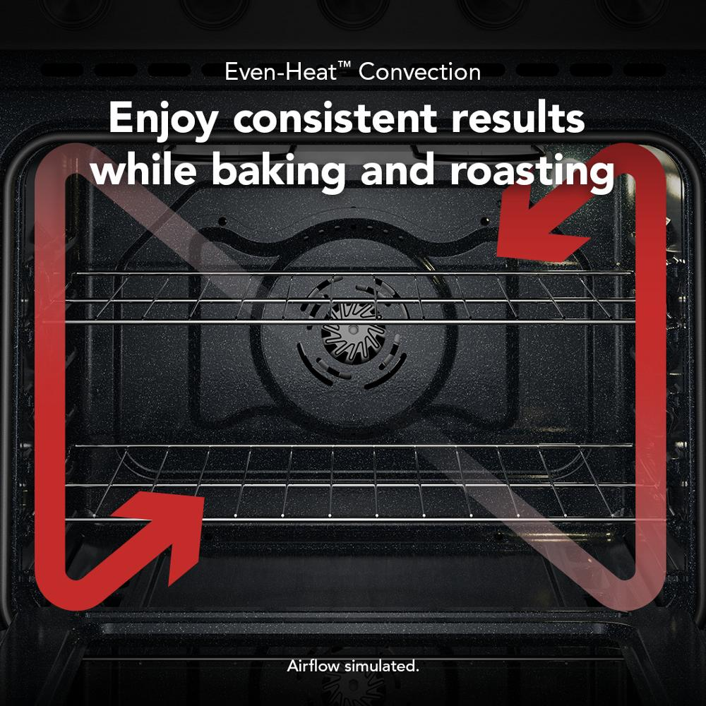 5.3 Cu. Ft. Smart Freestanding Electric Range with Convection Cooking Modes
