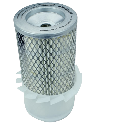 Cylindrical air filter element with metal mesh exterior for John Deere parts and lubricants under $100