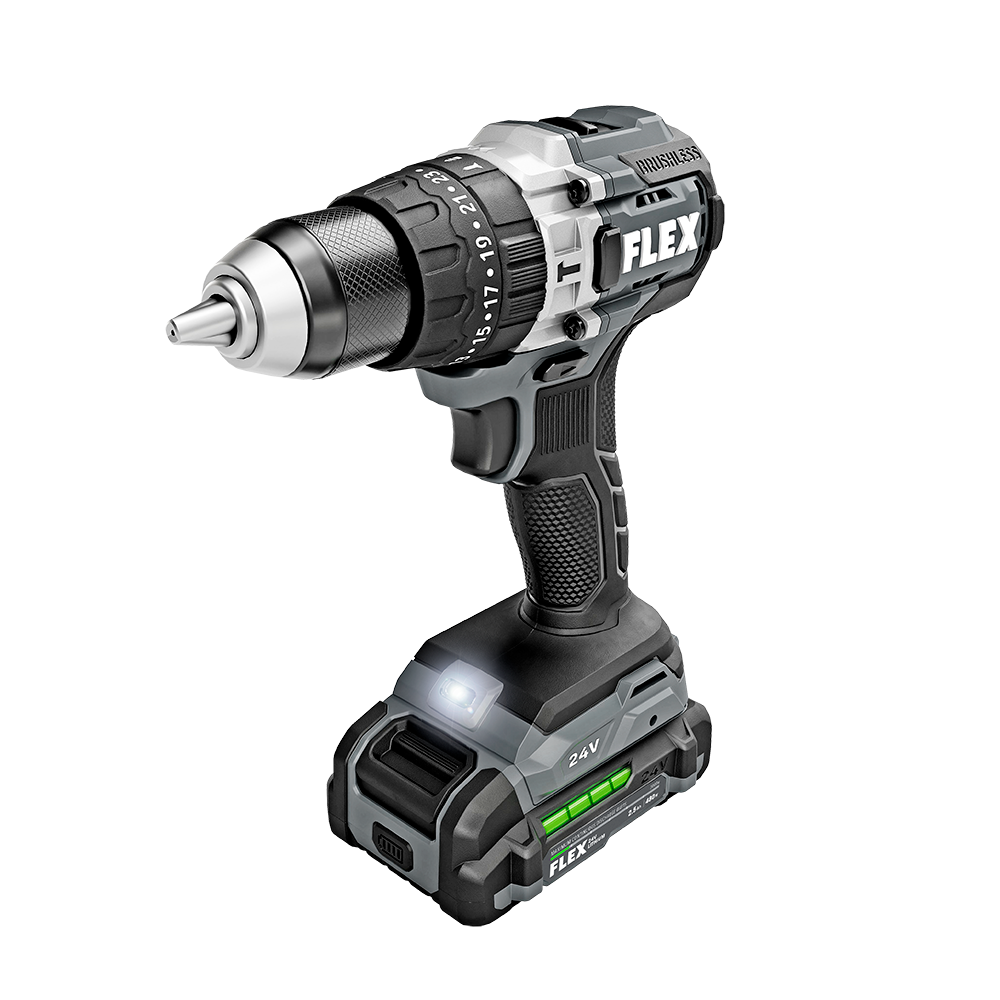FLEX 24V 1/2" 2-Speed Hammer Drill (Tool Only)
