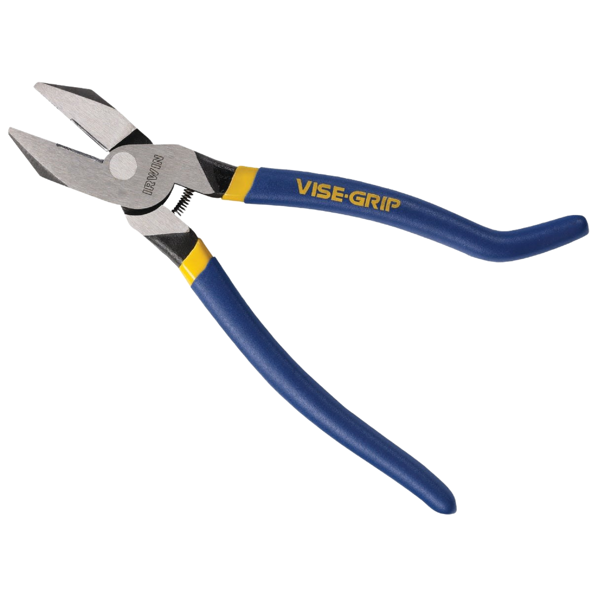 Blue handle 9 inch Vise-Grip pliers with induction hardened cutting edge for hand tools and woodworking collections under $100