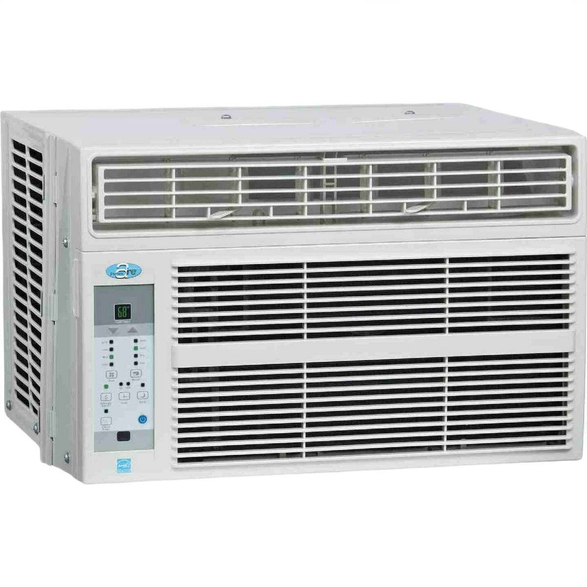 White window air conditioner unit with digital controls for rooms up to 350 sq. ft. in cooling and home improvement collections