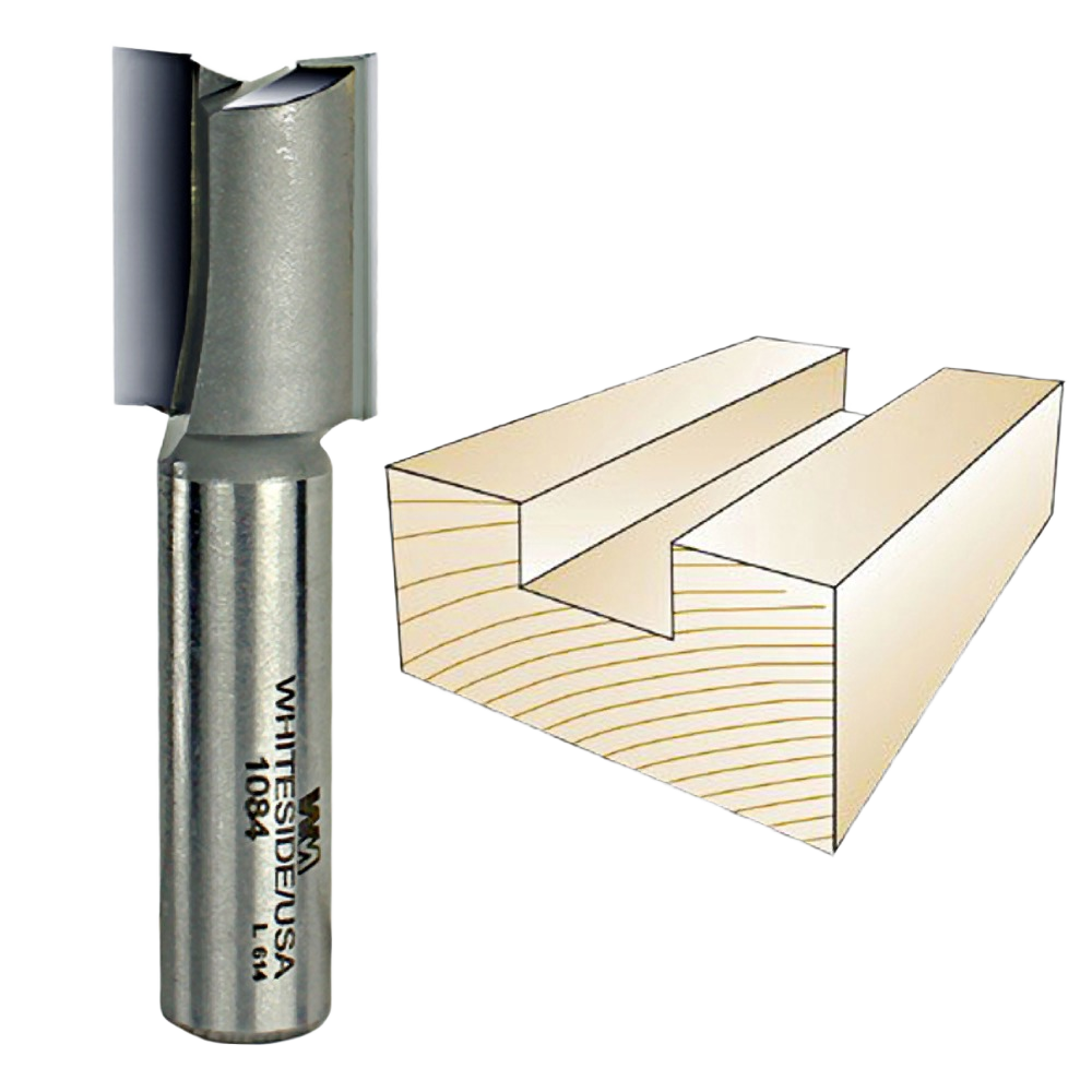 Whiteside straight router bit for woodworking grooves and dados in tool accessories under $50