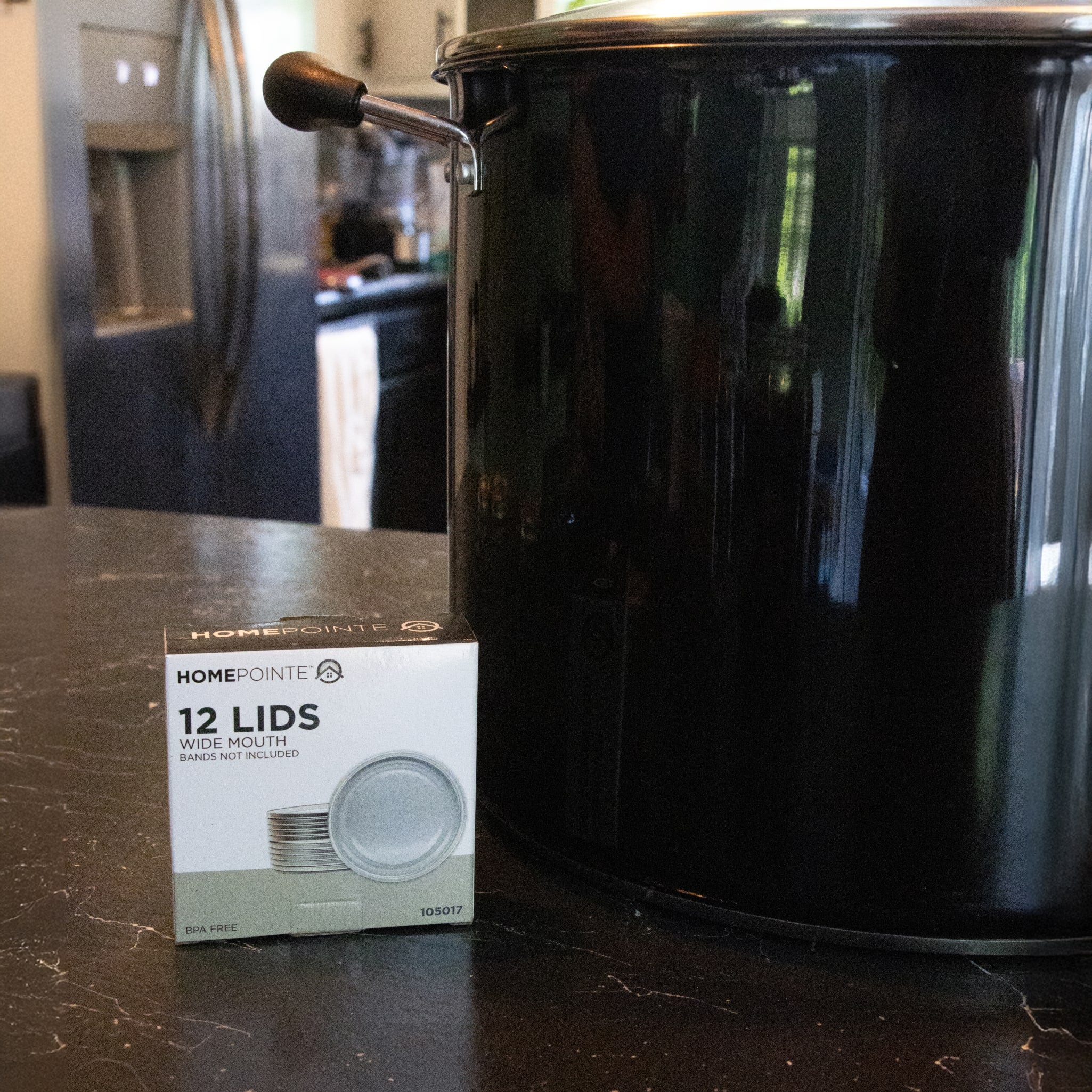 HomePointe Wide Mouth Canning Jar Lids – Secure & Durable