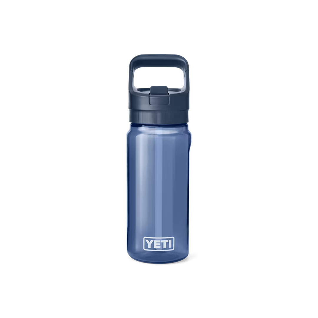 20 oz. blue water bottle with sturdy handle and straw cap, durable drinkware for kitchen, tableware, and outdoor use collections