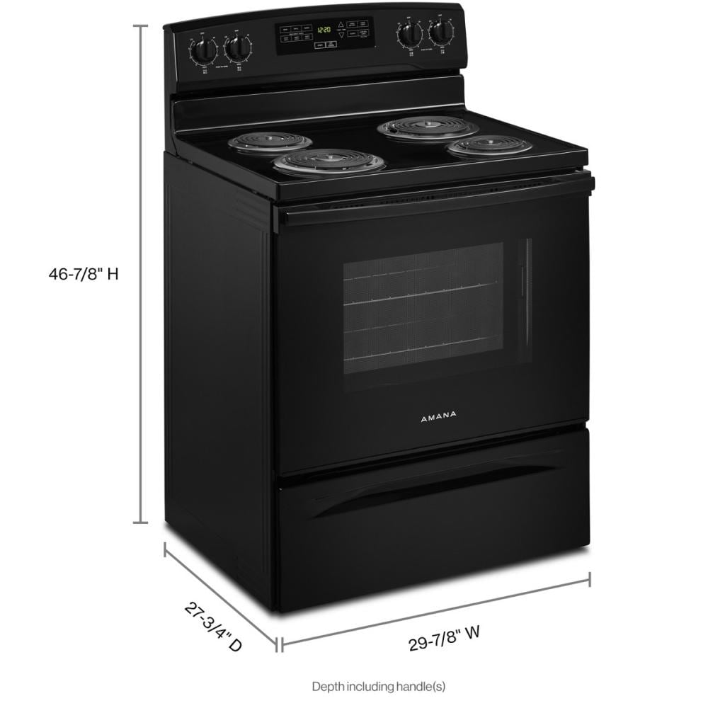 30-inch Amana® Electric Range with Bake Assist Temps