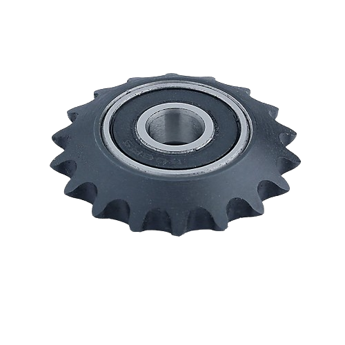 Small metal tool cutter with 18 textured teeth and central bearing for precision texturing applications in home improvement tasks