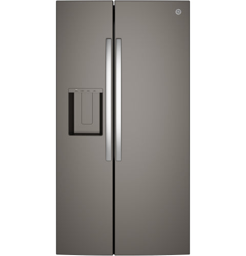 GE® 27.9 Cu. Ft. Side-By-Side Refrigerator with Extra Tall Dispenser and In-Door Icemaker