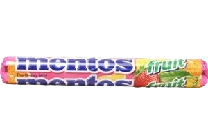 Roll of fruit-flavored hard mints with colorful packaging in candy and food & beverage collections under $25