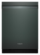 Dark green built-in KitchenAid dishwasher with top control and pocket handle, part of Dishwashers, Built-in Dishwashers, KitchenAid, Appliances, and All Products collections.