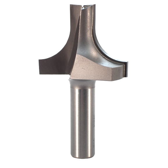 Carbide-tipped roundover router bit with plunge point, suitable for woodworking and tool accessories collections