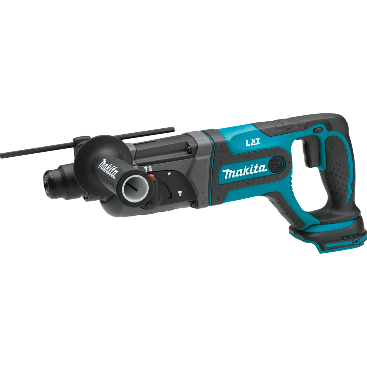 Cordless rotary hammer drill with ergonomic handle and SDS-Plus bit holder for home improvement projects