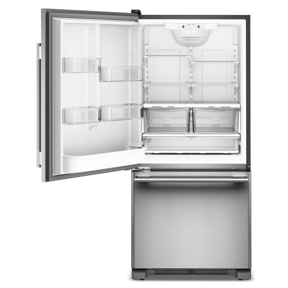19 Cu. Ft. 30-Inch Standard-Depth Bottom Mount Refrigerator with Left Door Swing