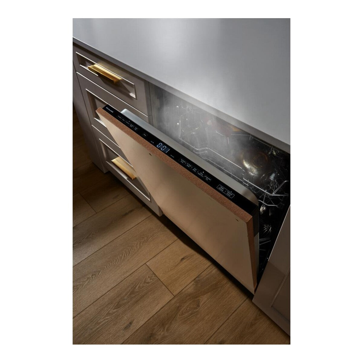 KitchenAid® 39 dBA Panel-Ready Flush-to-cabinet Dishwasher with FreeFlex™ Fit Third Level Rack