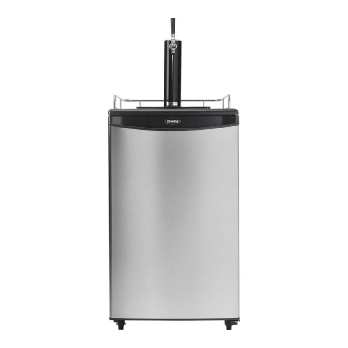 Danby 5.4 cu. ft. Single Tap Keg Cooler in Stainless Steel Look - DKC054A1BSLDB