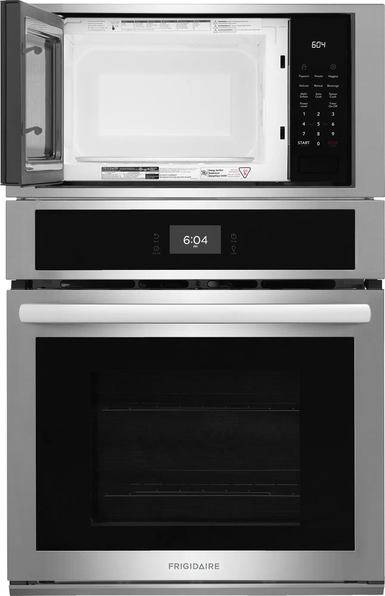 27" Electric Wall Oven and Microwave Combination