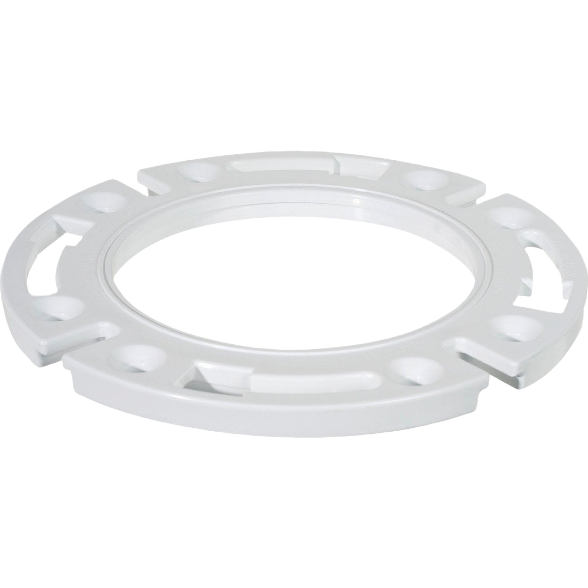White PVC flange extension spacer ring for plumbing repair and toilet installation parts under 50 dollars