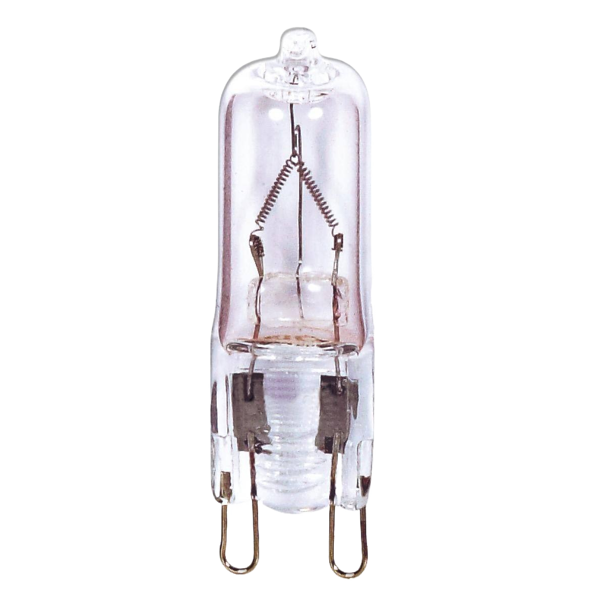 Clear halogen bi-pin bulb with double loop filament for lighting and electrical accessories under $50 collections