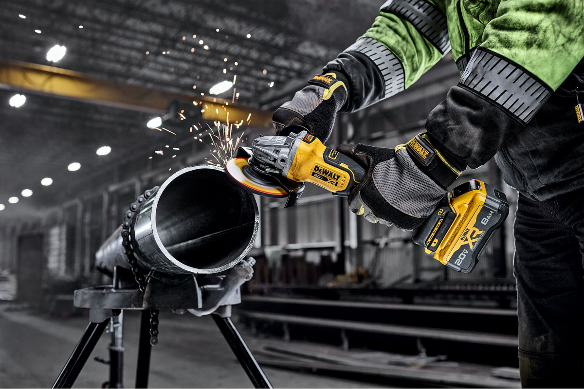 DEWALT 20V MAX* XR® 4-1/2" - 5" Brushless Variable Speed Paddle Switch Grinder (Tool Only)