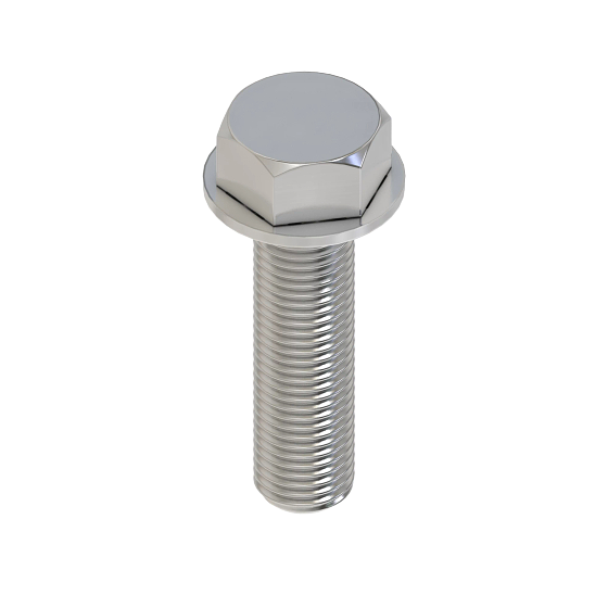John Deere 19M7862 M6 X 20 Hexagonal Head Flange Bolt, 5-Pack