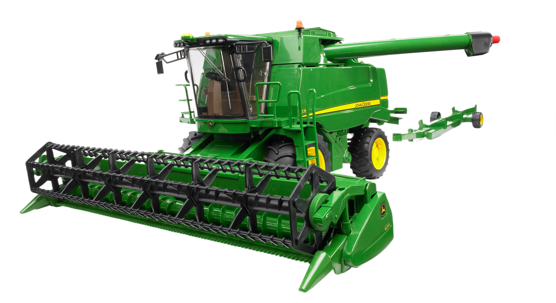 Green Bruder John Deere combine harvester toy with functional header for Vehicles & Remote Controlled Toys and Bruder Toys collections
