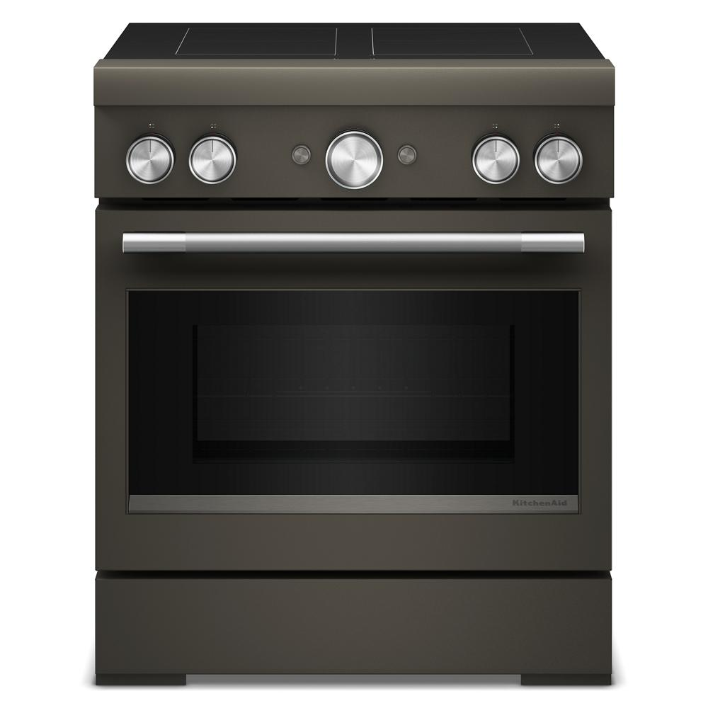 30-Inch 4-Element Induction Freestanding Commercial-Style Range with Air Fry