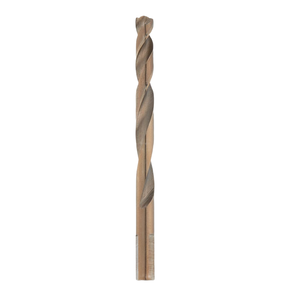 Cobalt drill bit with red helix design for heavy-duty metal drilling in tool accessories and power tool collections under $50