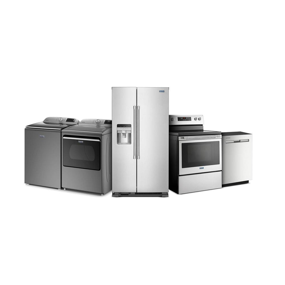 36-Inch Wide Side-by-Side Refrigerator with Exterior Ice and Water Dispenser - 25 Cu. Ft.