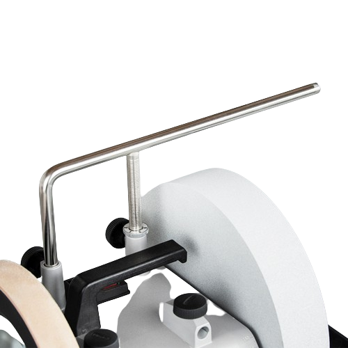 Micro-adjustable universal support rod with metal frame for precise tool sharpening and home improvement tasks
