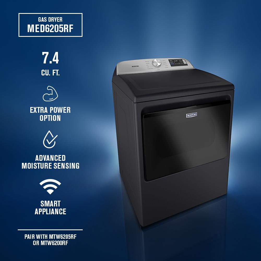 7.4 Cu. Ft. Top Load Electric Dryer with Extra Power and Advanced Moisture Sensing