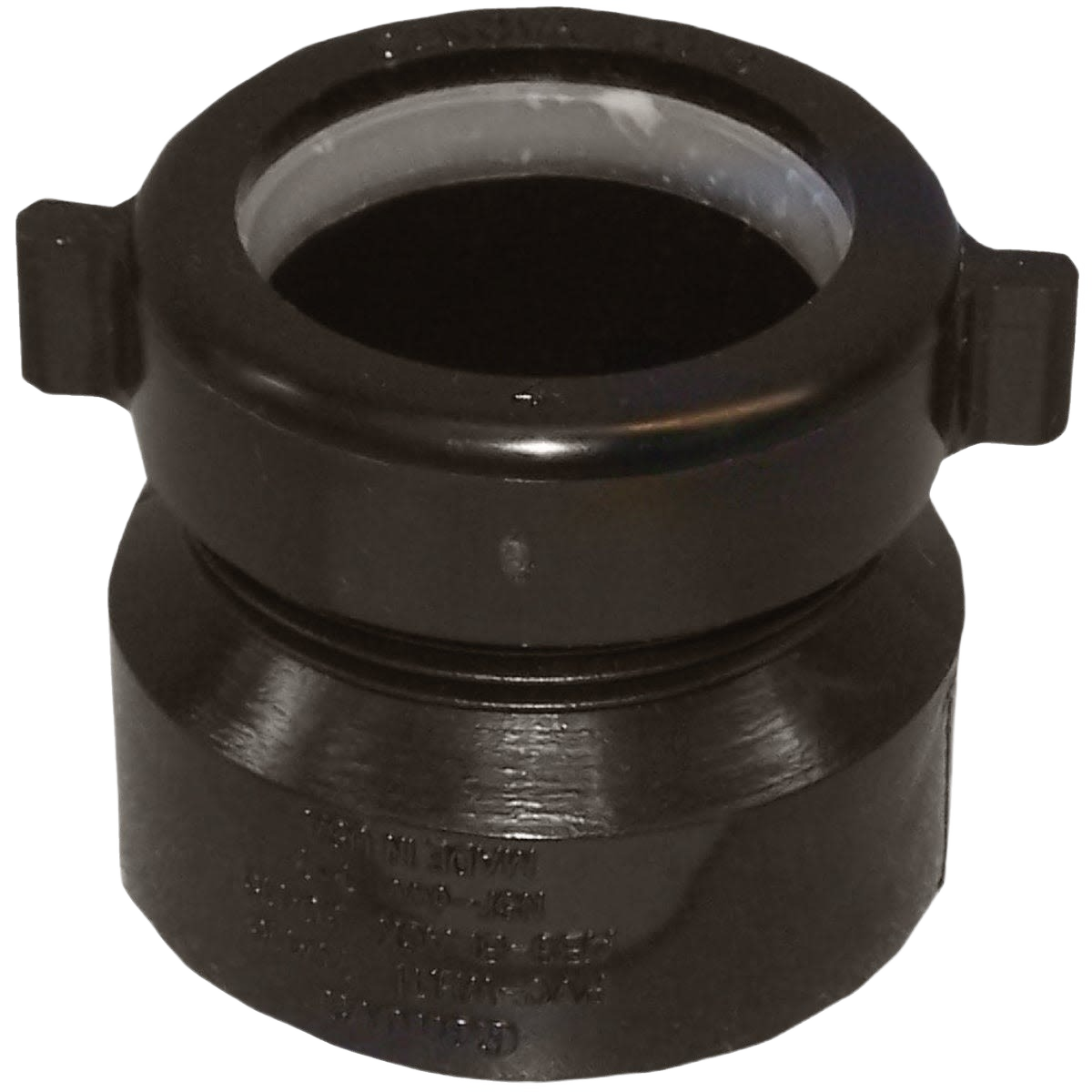 Black ABS waste adapter fitting for plumbing in pipes & fittings and home improvement under $50 collection