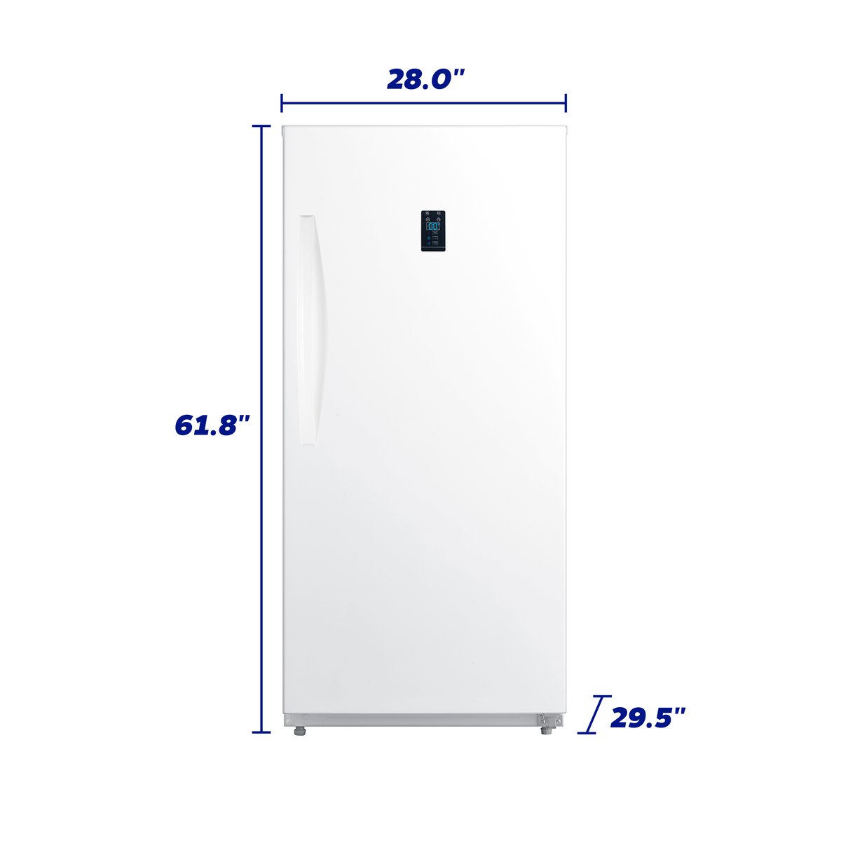 Element Electronics 13.8 cu. ft. Upright Convertible Freezer/Refrigerator - White, ENERGY STAR (EUF14CEBW)