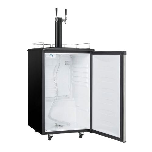 5.4 CuFt. Dual-Tap Beer Keg Cooler, Worktop