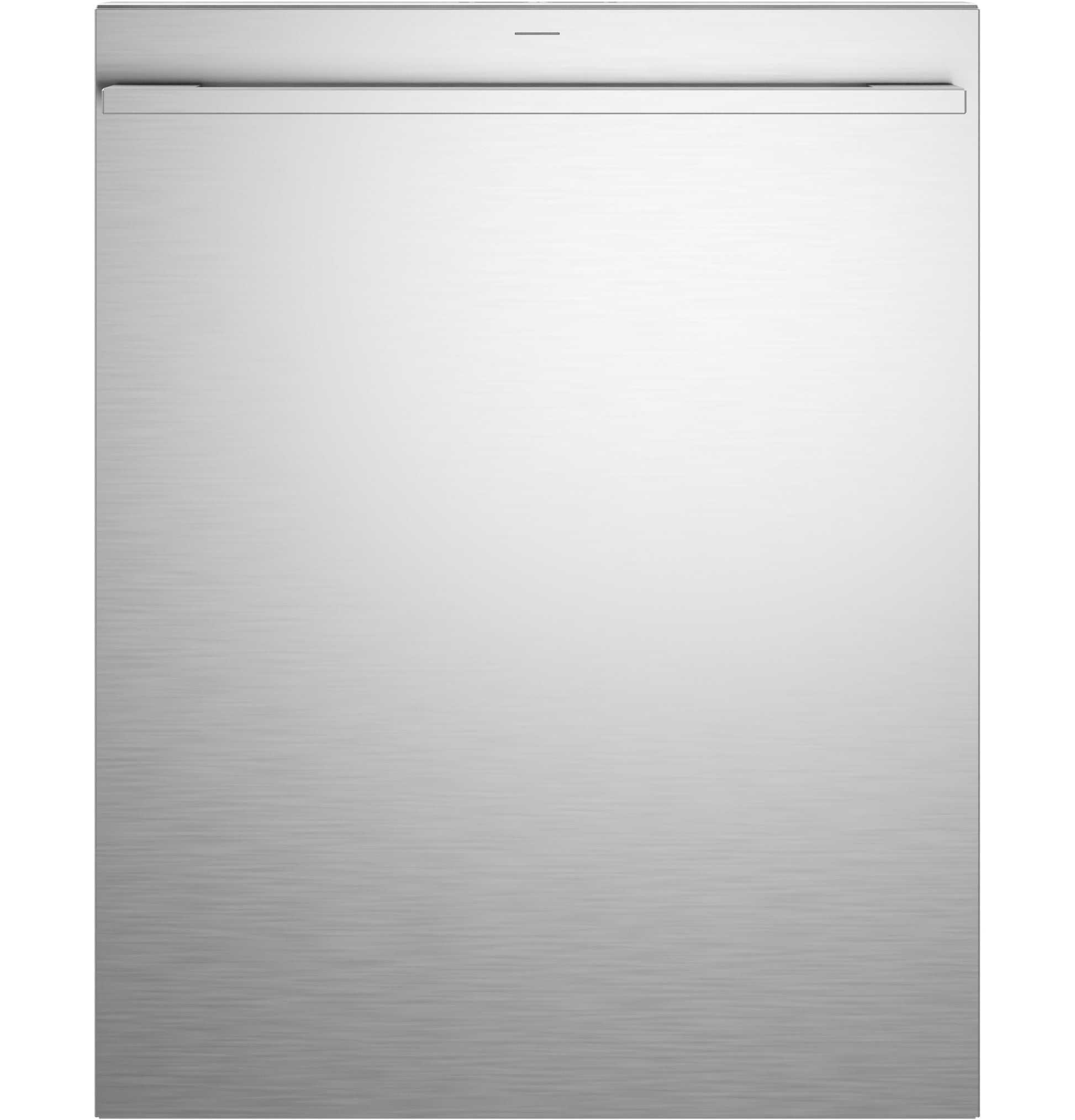 Sleek stainless steel built-in dishwasher with minimalist handle design from dishwashers and kitchen appliances collection