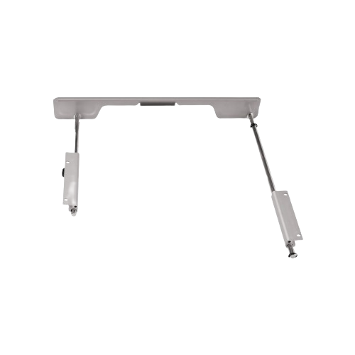 Gray metal left side support extension for Bosch table saws in power tool and saw accessories collections