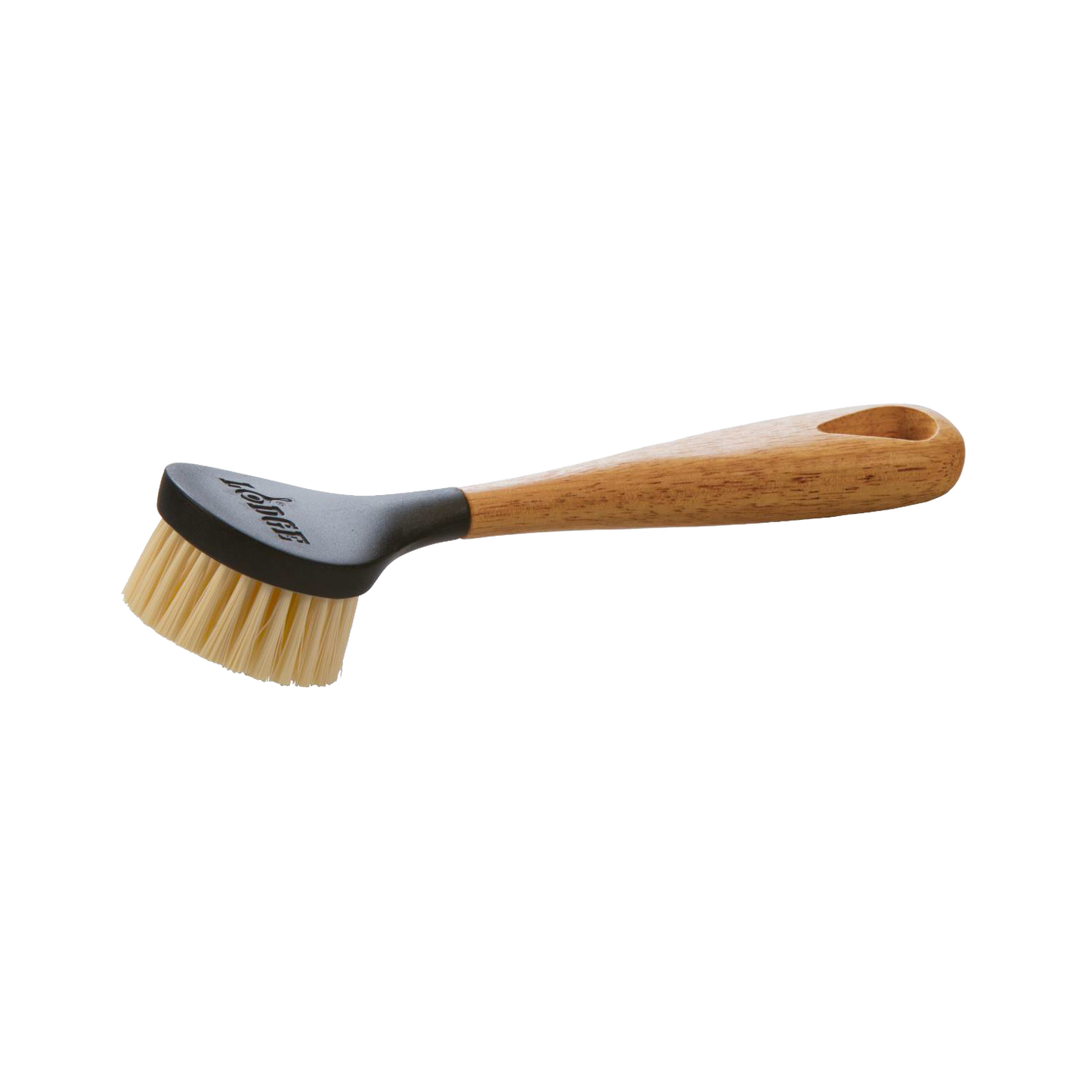 Scrub brush with stiff nylon bristles and ergonomic wooden handle for kitchen gadgets and cookware cleaning under $50 collection
