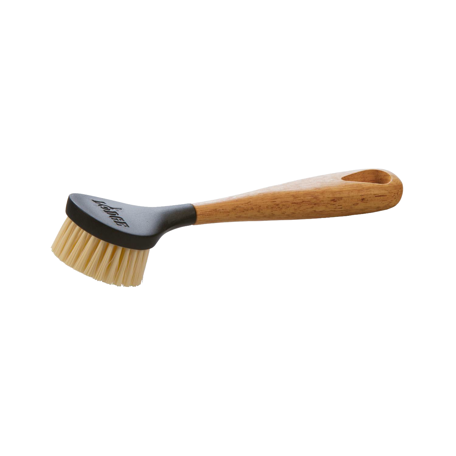 Scrub brush with stiff nylon bristles and ergonomic wooden handle for kitchen gadgets and cookware cleaning under $50 collection