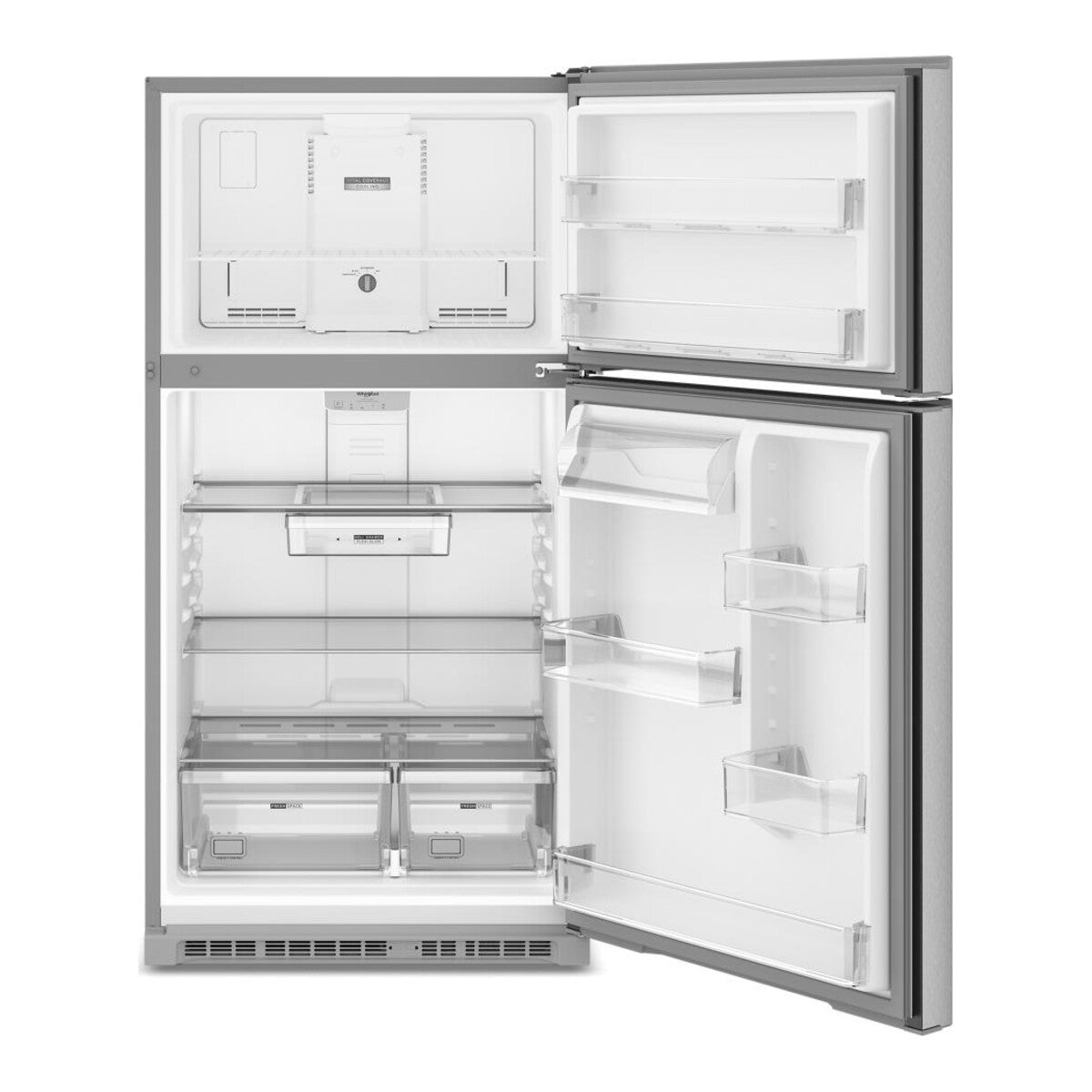 Whirlpool® 33-inch Wide Top Freezer Refrigerator with Total Coverage Cooling- 21.3 Cu. Ft.