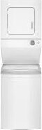 1.6 cu.ft Electric Stacked Laundry Center 6 Wash cycles and AutoDry™