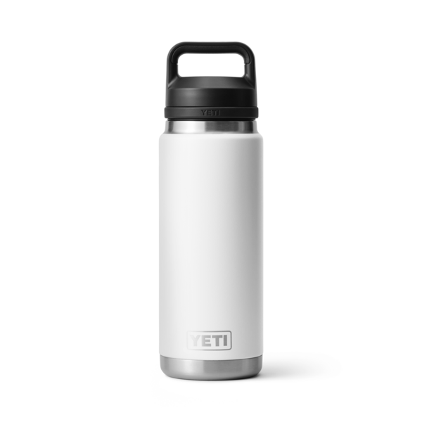 White stainless steel 26 oz insulated bottle with black chug cap, part of Drinkware and Kitchen & Kitchenware collections under $100
