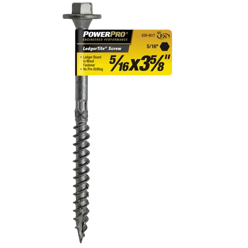 5/16 inch by 3 5/8 inch structural ledger screw for wood fastening in hardware and fasteners collections under $50
