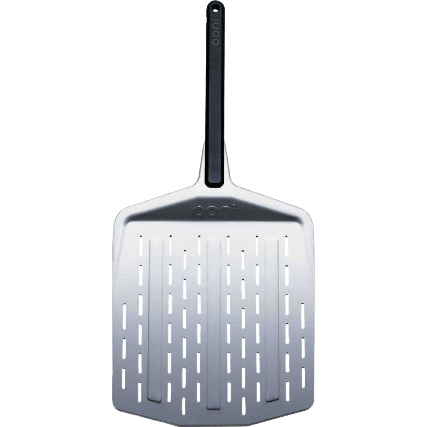 Lightweight anodized aluminum pizza peel with perforations for easy pizza lifting, part of Grill Accessories under $100 collection