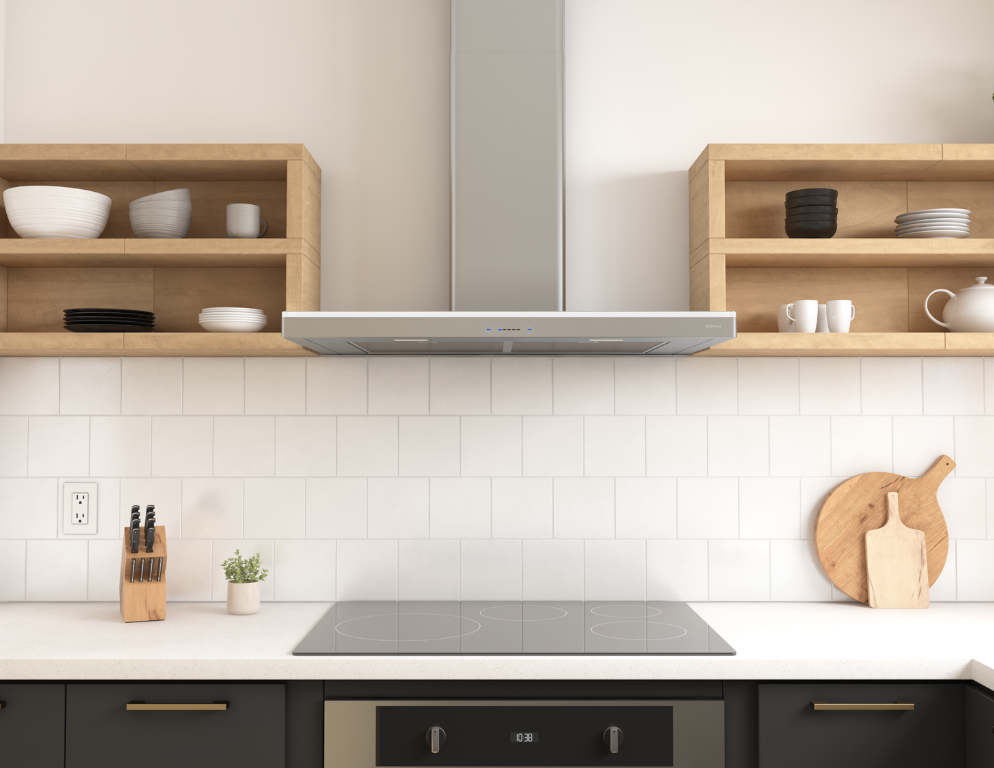 Luce Chimney Hood 30" LED 600 CFM ACT