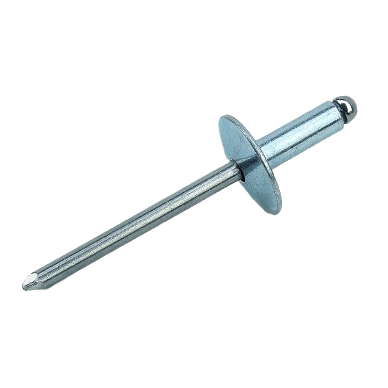 Steel rivet with round flange for durable fastening in John Deere parts and accessories under $25