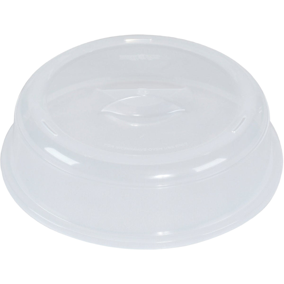 White microwave splatter cover with steam vents for food storage and kitchen organization under $50 collections
