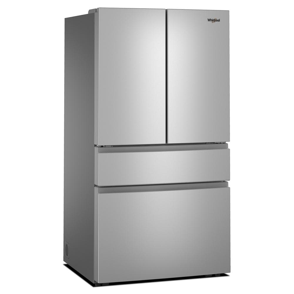 Stainless steel French door refrigerator with spacious flexible temperature drawer from Refrigerators collection