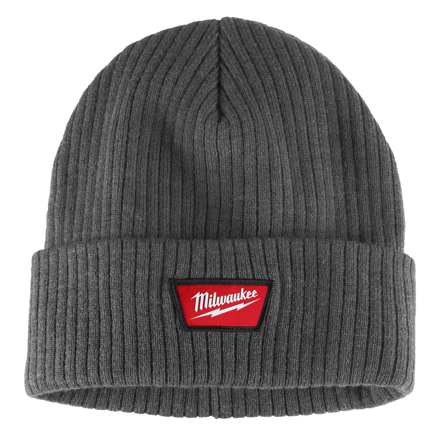 Milwaukee Rib-Knit Cuffed Beanie - Gray