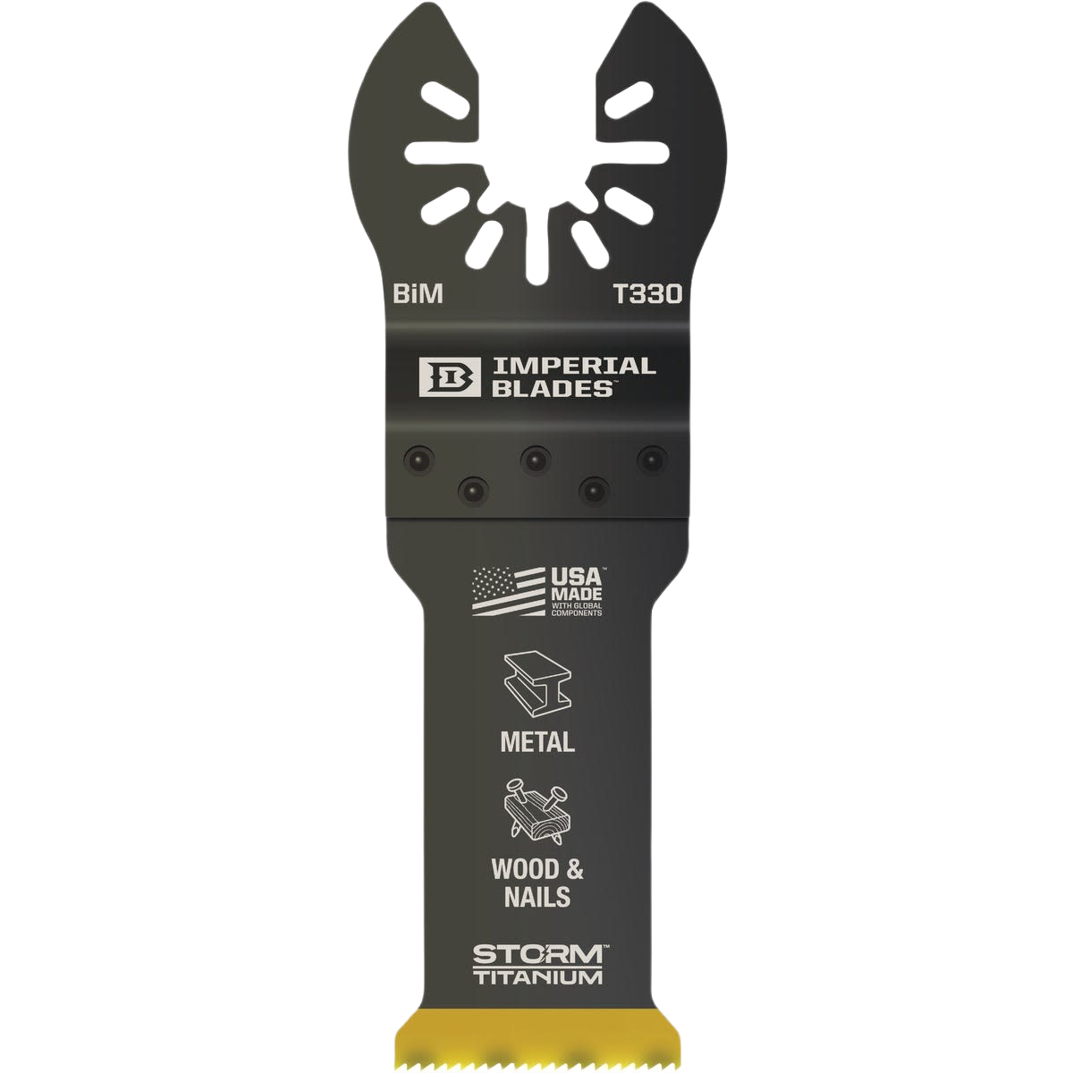 Milwaukee IMPERIAL BLADES™ ONE-FIT™ 1-1/8" STORM™ Titanium Bi-Metal Metal Blade, 1PK