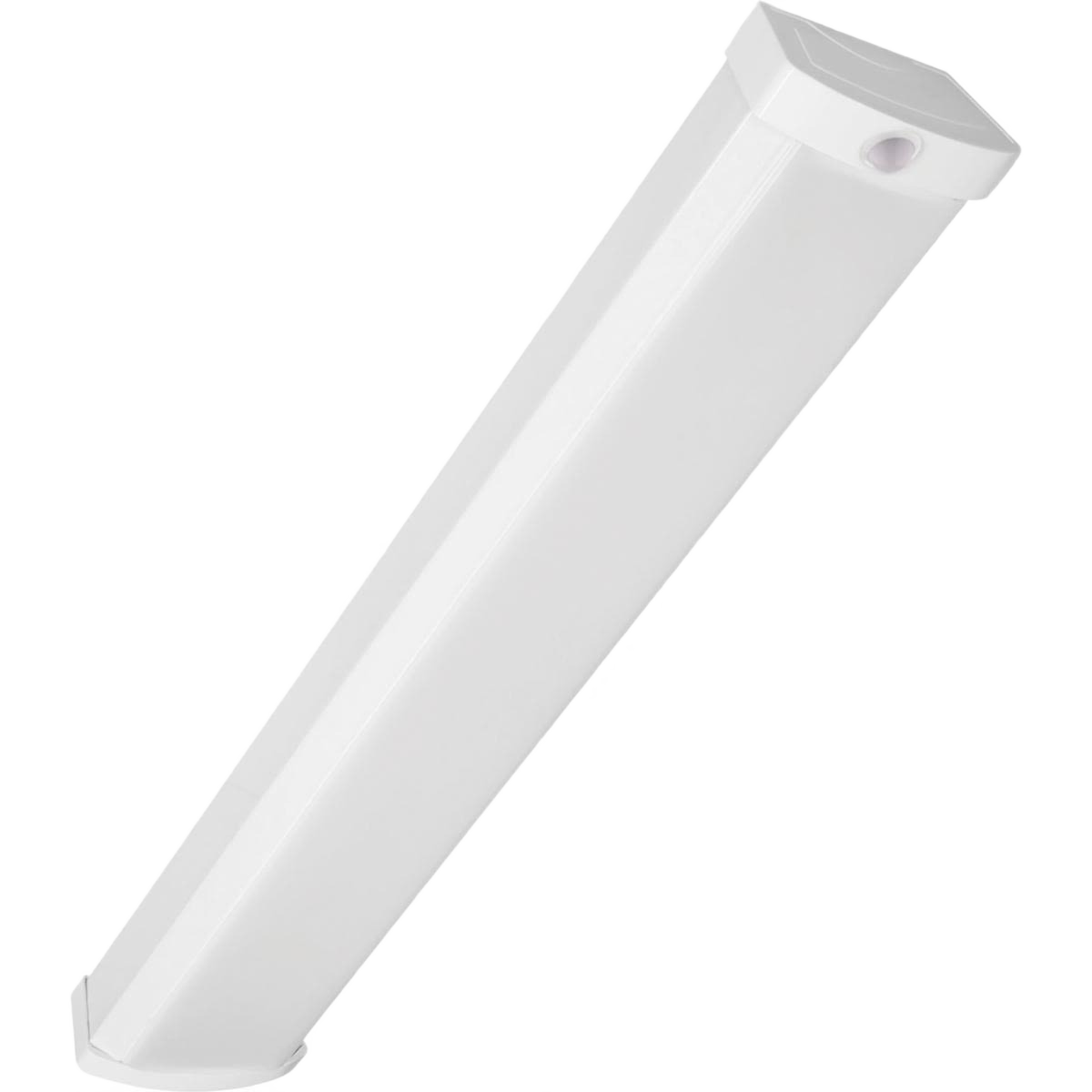 White 2-foot LED ceiling light wrap with built-in motion sensor for residential lighting and electrical collections