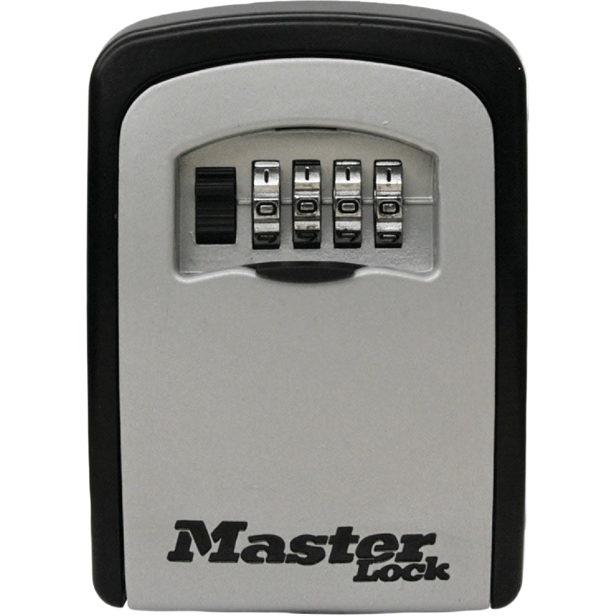 Wall mount push button combination key safe in silver and black for secure key storage and home improvement use at Hartville Hardware